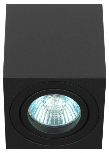 Светильник ЭРА настенно-потолочный спот OL22 BK MR16/GU10, черный, поворотный (1/50) (Б0054395)