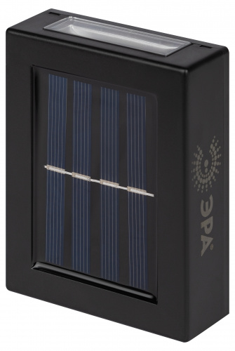 Светильник ЭРА уличный ERAFS024-02 фасадный на солнечной батарее настенный Практик 2 LED 7*3*10 см (1/160) (Б0057592) фото 2