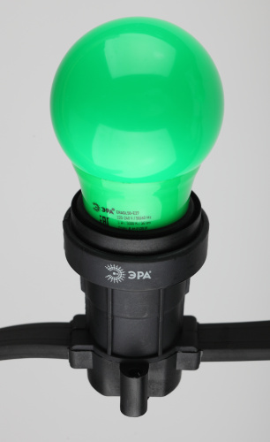 Лампа светодиодная ЭРА STD ERAGL50-E27 E27 / Е27 3Вт груша зеленый для белт-лайт (1/100) (Б0049579) фото 5
