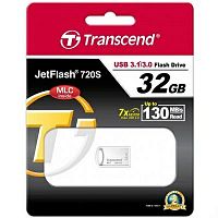 Флеш-накопитель USB 3.1  32GB  Transcend  JetFlash 720S  серебро металл (TS32GJF720S)