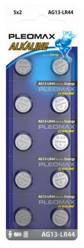 Элемент питания SAMSUNG PLEOMAX AG13 (357) LR1154, LR44 Button Cell (10/100/2000/112000) (Б0061014)