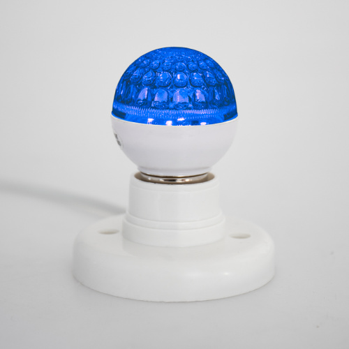 Лампа шар NEON-NIGHT Е27 9 LED Ø50мм синяя (1/100) (405-213) фото 2