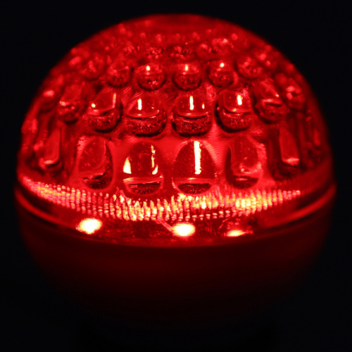 Лампа шар NEON-NIGHT Е27 9 LED Ø50мм красная (1/100) (405-212) фото 6