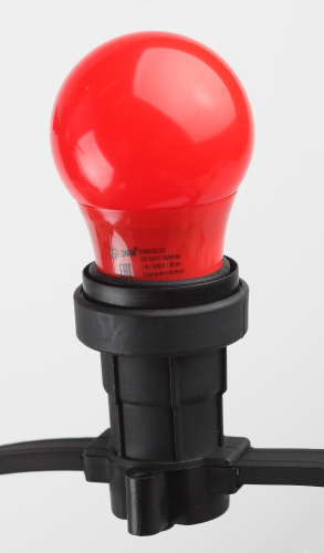 Лампа светодиодная ЭРА STD ERARL50-E27 E27 / Е27 3Вт груша красный для белт-лайт (1/100) (Б0049580) фото 5