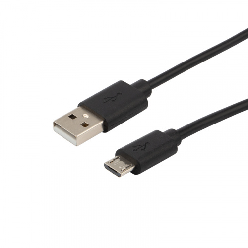 Кабель USB-micro USB/PVC/black/1,8m/REXANT (10/100) (18-1164-2) фото 5