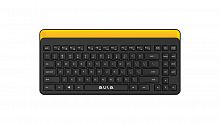 Клавиатура беспроводная AULA AWK310, Bluetooth ,бат.AAA*2,Кол-во кл:86, черная/желтый (1/20) (80002907)