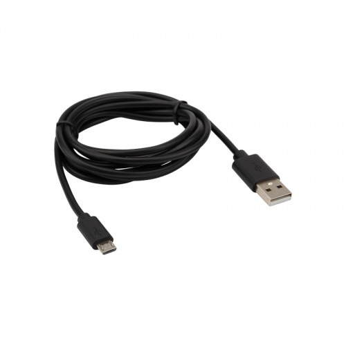 Кабель USB-micro USB/PVC/black/1,8m/REXANT (10/100) (18-1164-2) фото 2