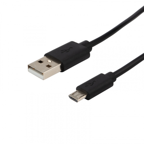 Кабель USB-micro USB/PVC/black/1m/REXANT (10/100) (18-4268) фото 3