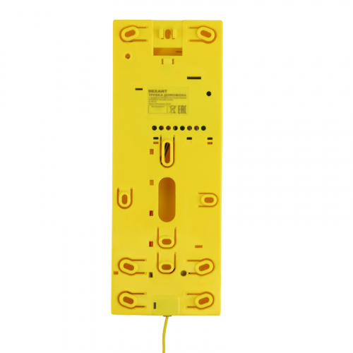 Трубка домофона с индикатором и регулировкой звука RX-322, желтая REXANT (1/32) (45-0322) фото 5