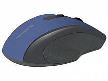 Беспроводная мышь DEFENDER Accura MM-365, 6 кнопок, 800-1600 dpi, USB, синий (1/40) (52366)