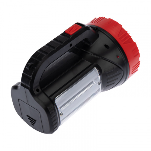 Фонарь-прожектор поисковый с головным и боковым светом, со встроенным аккумулятором, кабель питания 220 В (1/24) (75-707) фото 4