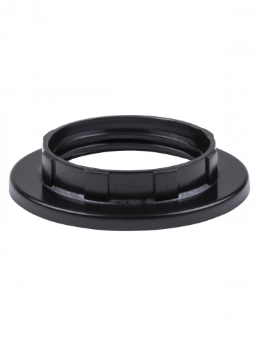 Кольцо TDM для патрона Е14, термостойкий пластик, черный, Б/Н (50/1000) (SQ0335-0167) фото 3