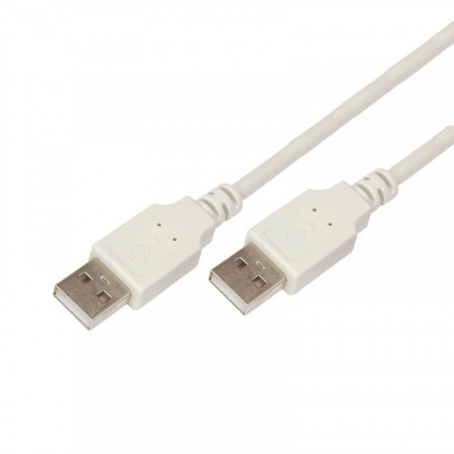 Кабель USB (шт. USB A - шт. USB A) 3 метра, серый REXANT (10/200) (18-1146) фото 2