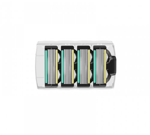 Сменные кассеты для бритья Kodak  30421981 Premium 5 лезвий 4 штуки для станка Prem Razor 5 (4/24/96) (Б0051171) фото 2