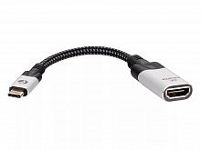 Aдаптер USB 3.1 Type-Cm --> HDMI A(f) 4K@60Hz, 0.15m ,Alum ,VCOM <CU423MV-4K> (1/150)