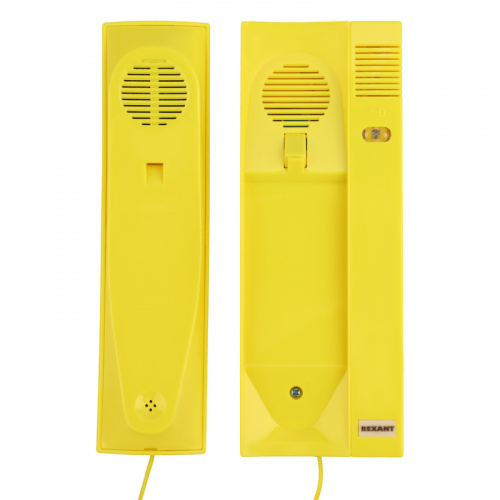 Трубка домофона с индикатором и регулировкой звука RX-322, желтая REXANT (1/32) (45-0322) фото 2