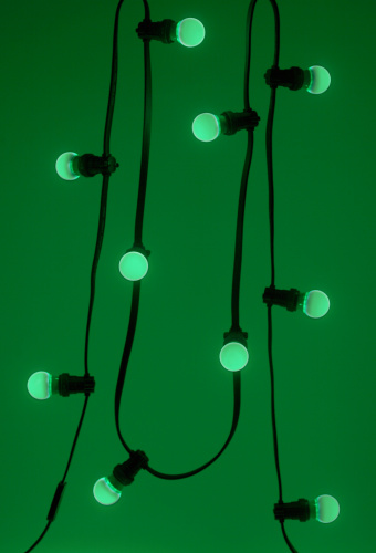 Лампа светодиодная ЭРА STD ERAGL50-E27 E27 / Е27 3Вт груша зеленый для белт-лайт (1/100) (Б0049579) фото 6