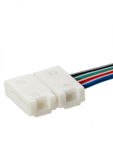 Коннектор для соединения светодиодной RGB ленты шириной 10 мм с драйвером, (уп. 2 шт), TDM (1/300) фото 4