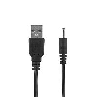 Кабель USB штекер - DC разъем питание 1,4х3,4 мм, спираль 1,5 метра REXANT (10/250) (18-0235)