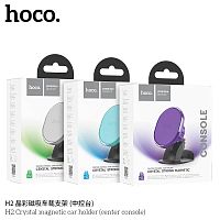Держатель автомобильный HOCO H2 Crystal, для смартфона, пластик, торпедо, цвет: серый (1/12/120) (6931474790200)