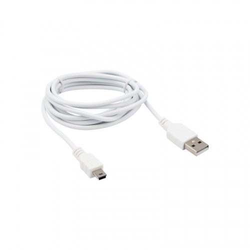 Кабель USB-mini USB/PVC/white/1,8m/REXANT (10/250) (18-1134) фото 2