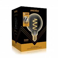 Лампа светодиодная SMARTBUY ART G95 7Вт 3000К E27 (теплый свет) (1/40) (SBL-G95Art-7-30K-E27)