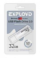 Флеш-накопитель USB  32GB  Exployd  620  белый (EX-32GB-620-White)