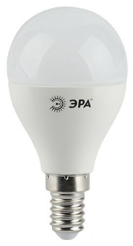Лампа светодиодная ЭРА STD LED P45-9W-840-E14 E14 / Е14 9Вт шар нейтральный белый свет (1/100) (Б0029042) фото 5