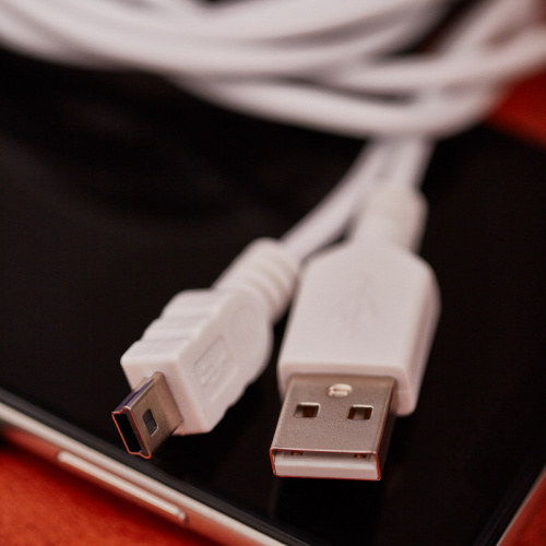 Кабель USB-mini USB/PVC/white/1,8m/REXANT (10/250) (18-1134) фото 8