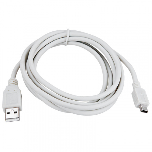 Кабель USB (шт. mini USB - шт. USB A) 3 метра, серый REXANT (10/200) (18-1136) фото 4