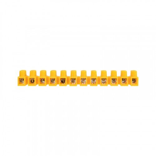 Клеммная винтовая колодка KВ-10 4-10, ток 10 A, полиэтилен желтый REXANT (10 шт./уп.) (10/500) (07-5010-3) фото 5