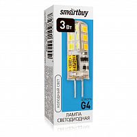 Лампа светодиодная SMARTBUY G4 3Вт 12В 6000К G4 (10/500) (SBL-G4-3-60K)