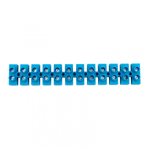 Клеммная винтовая колодка KВ-12 4-12, ток 16 A, полиэтилен синий REXANT (10 шт./уп.) (10/500) (07-5012-4) фото 3