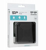 Внешний SSD  Siliсon Power  240 GB  PC60 чёрный, USB Type-C, USB 3.2 (SP240GBPSDPC60CK)