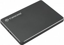 Внешний HDD  Transcend  1 TB  25C3 StoreJet, Extra Slim серый, 2.5", USB 3.0 (TS1TSJ25C3N)
