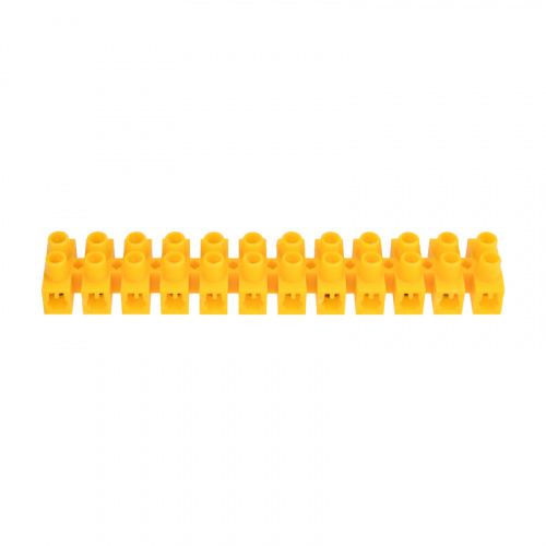 Клеммная винтовая колодка KВ-10 4-10, ток 10 A, полиэтилен желтый REXANT (10 шт./уп.) (10/500) (07-5010-3) фото 3