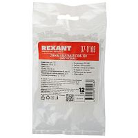 Хомут-стяжка нейлоновая многоразовая REXANT 100x2,5 мм, белая, упаковка 100 шт. (10/500)