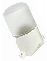 Светильник ЭРА НББ 01-60-002 для бани пластик/стекло наклонный IP65 E27 max 60Вт 158х116х85 белый (1/15) (Б0048407)