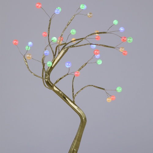Фигурка ЭРА ЕGNID - 36M дерево с разноцветными жемчужинами 36 LED (1/24) (Б0051948) фото 4