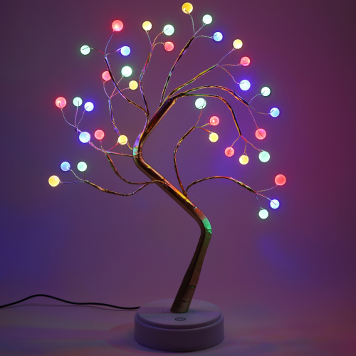 Фигурка ЭРА ЕGNID - 36M дерево с разноцветными жемчужинами 36 LED (1/24) (Б0051948) фото 8