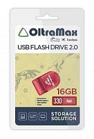 Флеш-накопитель USB  16GB  OltraMax  330  красный (OM-16GB-330-Red)
