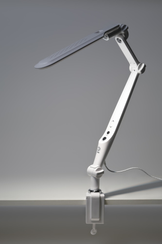 Светильник настольный ЭРА NLED-496-12W-W светодиодный на струбцине белый (1/12) (Б0052766) фото 2