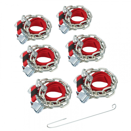 Цепи (браслеты) противоскольжения REXANT для кроссоверов (колеса 205-225 мм), к-т 6 шт. (1/8) (07-7022-1)