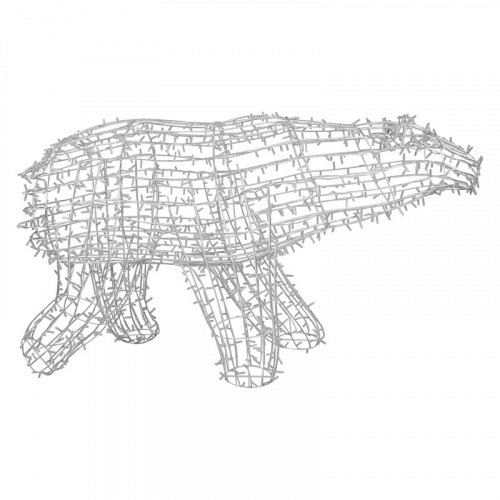 Фигура NEON-NIGHT объемная «Полярный медведь» 210х10 см, 1500 LED, IP65, цвет свечения белый  (1/1) (501-231) фото 5