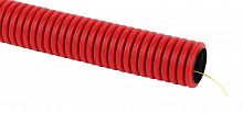 Труба ЭРА гофрированная двустенная ПНД (красная) d 50мм с зонд. 50м (4)