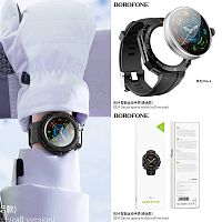 Смарт- часы Borofone BD4, пластик, bluetooth 5.0, 220мАч, (call version) цвет: чёрный (1/50) (6941991102592)