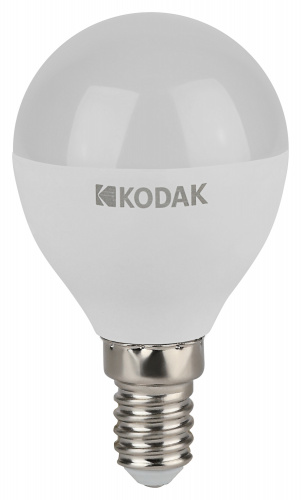 Лампа светодиодная KODAK P45-11W-840-E14 E14 / Е14 11Вт шар нейтральный белый свет (1/100) (Б0057618) фото 2