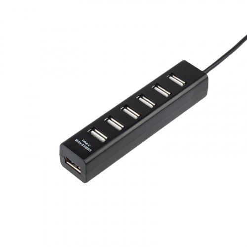 Разветвитель USB на 7 портов черный REXANT (1/100) (18-4107) фото 6