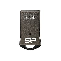 Флеш-накопитель USB  32GB  Silicon Power  Touch T01  чёрный (SP032GBUF2T01V1K)