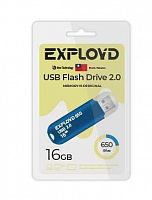 Флеш-накопитель USB  16GB  Exployd  650  синий (EX-16GB-650-Blue)